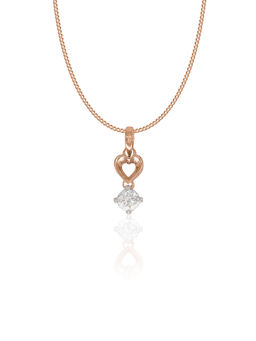 Maiora Diamonds - 1Carat | 14K Gold VS Diamond Pendant | Lab Grown Diamonds | Rose Gold