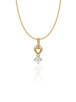 Maiora Diamonds - 1Carat | 14K Gold VS Diamond Pendant | Lab Grown Diamonds | Yellow Gold
