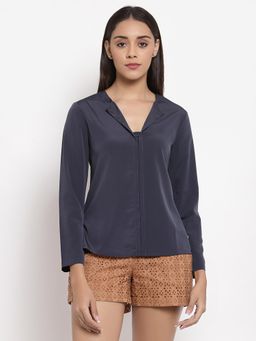 Ayrolane - Blue Full Sleeves Top
