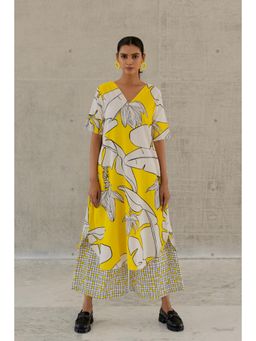 Silai Studio - Plantain Orchard Printed Kurta and Palazzo (Set of 2)