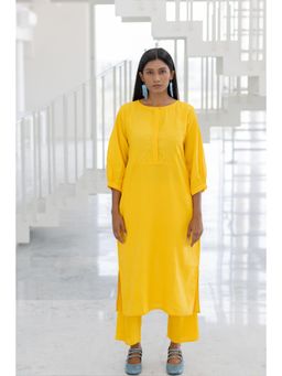 Silai Studio - Sunflower Yellow Kurta