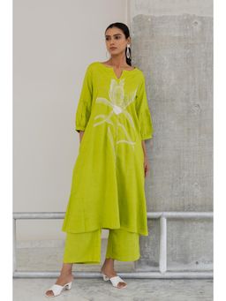 Silai Studio - Matcha Bloom Kurta