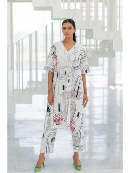 Silai Studio - Sunlit Vistas Printed Kurta