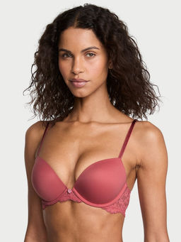 Victoria's Secret - Pink Dream Angels Smooth Lace Push-Up Bra