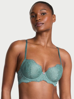 Victoria's Secret - Green Dream Angels Lace Lightly Lined Demi Bra