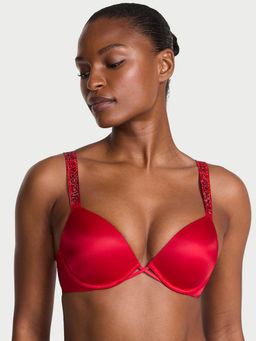 Victoria's Secret - Red Very Sexy Sunset Ombre Shine Strap Push-Up Bra