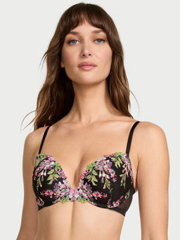 Victoria's Secret - Multi-Color Dream Angels Wisteria Embroidery Push-Up Bra