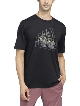adidas - Men Black Training T-Shirt