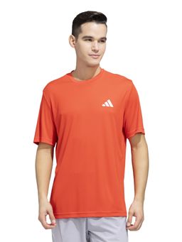 adidas - Poly Mesh T Men Red Training T-Shirt