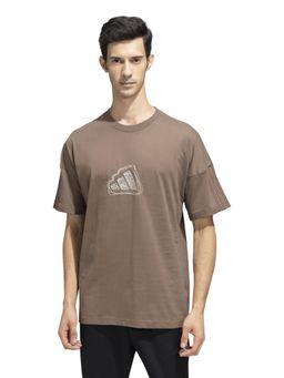 adidas - M A Szn S T Men Brown Training T-Shirt