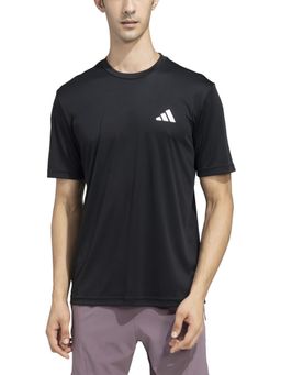 adidas - Poly Mesh T Men Black Training T-Shirt
