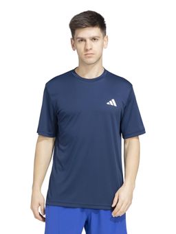 adidas - Solid Poly T Men Blue Training T-Shirt