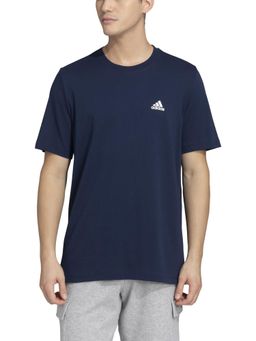 adidas - Solid T Men Blue Training T-Shirt