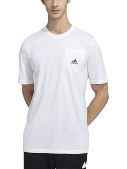adidas - Logo T Men White Training T-Shirt