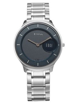 Titan - Green Round Dial Stainless Steel Strap Watch For Men- 1843SM03 (M)