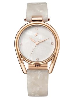 Fastrack - Younique 3.0 Quartz White Round Dial Women's Watch- 68052KD01 (M)