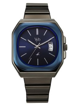 Fastrack - Vyb 6.0 Pioneer Quartz Navy Blue Dial Men's Watch- FV30029KM02W (M)