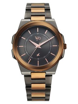 Fastrack - Vyb 6.0 Nimbus Quartz Grey Round Dial Men's Watch- FV30032KM02 (M)