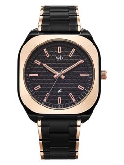 Fastrack - Vyb 6.0 Aviator Quartz Black Dial Men's Watch- FV30034KM02W (M)