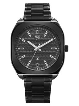 Fastrack - Vyb 6.0 Aviator Quartz Black Dial Men's Watch- FV30034KM03 (M)