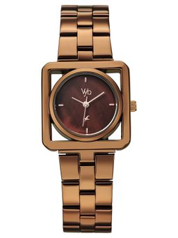 Fastrack - Vyb 6.0 Manifester Quartz Brown Dial Women's Watch- FV60082QM01 (M)