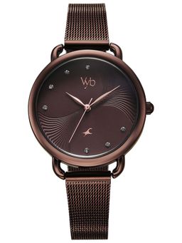 Fastrack - Vyb 6.0 Classique Quartz Brown Round Dial Women's Watch- FV60091QM01 (M)