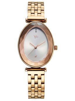 Fastrack - Vyb 6.0 Prodigy Quartz Silver Teardrop Dial Women's Watch- FV60097WM01 (M)