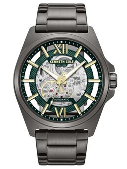 Kenneth Cole - Green Round Dial Stainless Steel Strap Watch For Men- KCWGY0065103MN (M)