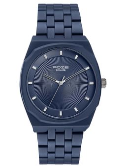 Sonata - Poze Drop 6 Quartz Blue Round Dial Men's Watch- SP70073KM01 (M)