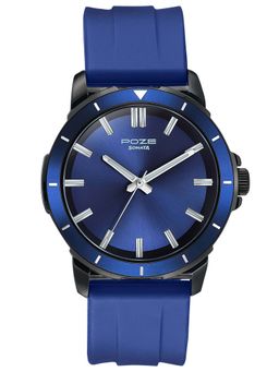 Sonata - Poze Drop 6 Quartz Blue Round Dial Men's Watch- SP70075KP01 (M)