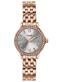 Sonata - Poze Drop 6 Quartz Silver Round Dial Women's Watch- SP80127WM01 (M)