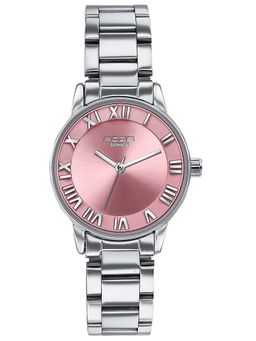 Sonata - Poze Drop 6 Quartz Pink Round Dial Women's Watch- SP80128SM01 (M)