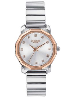 Sonata - Poze Drop 6 Quartz Silver Round Dial Women's Watch- SP80131KM01 (M)