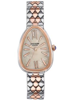 Sonata - Poze Drop 6 Quartz Beige Mop Round Dial Women's Watch- SP80135KM01 (M)