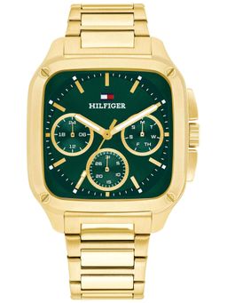 Tommy Hilfiger - Herald Quartz Green Square Dial Men's Watch- TH1792223 (M)