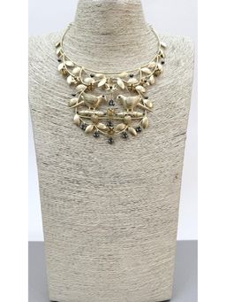 ZAZA BY SOMYA - Petal Popper Gold Neckpiece
