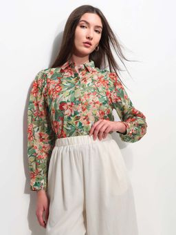 U.S. POLO ASSN. - Multi-Color Cotton Full Sleeves Shirt