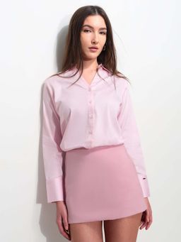 U.S. POLO ASSN. - Pink Cotton Full Sleeves Shirt