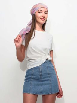 U.S. POLO ASSN. - White Cotton Half Sleeves T-Shirt