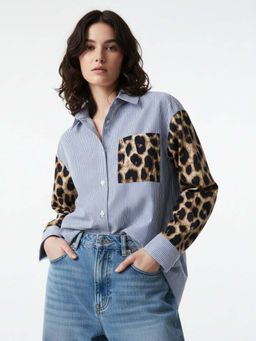 Outzidr - Multi-Color Polyester Full Sleeves Shirt