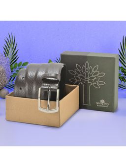 WOODLAND - Men Leather Solid Brown Belt