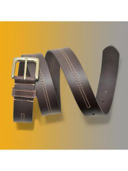 WOODLAND - Men Leather Solid Tan Belt