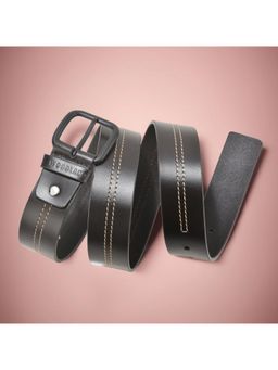 WOODLAND - Men Leather Textured Brown Belt