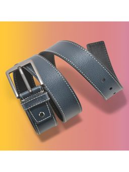 WOODLAND - Men Leather Solid Blue Belt