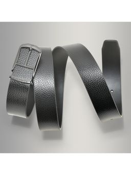 WOODLAND - Men Leather Textured Black Belt
