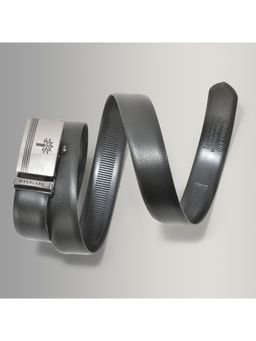 WOODLAND - Men Leather Textured Black Belt