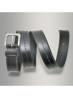 WOODLAND - Men Leather Solid Black Belt