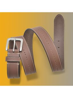 WOODLAND - Men Leather Solid Brown Belt