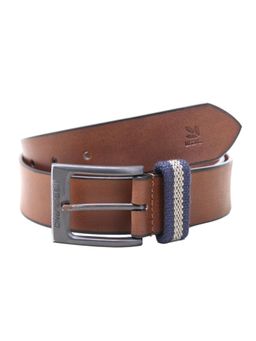 WOODLAND - Men Leather Solid Tan Belt
