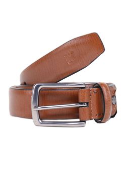 WOODLAND - Men Leather Solid Tan Belt